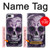 S3582 Purple Sugar Skull Case For iPhone 7 Plus, iPhone 8 Plus