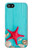 S3428 Aqua Wood Starfish Shell Case For iPhone 5 5S SE