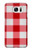 S3535 Red Gingham Case For Samsung Galaxy S7