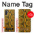 S3365 Yellow Python Skin Graphic Print Case For Samsung Galaxy Note 10 Plus