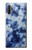 S3439 Fabric Indigo Tie Dye Case For Samsung Galaxy Note 10 Plus