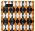 S3421 Black Orange White Argyle Plaid Case For Note 8 Samsung Galaxy Note8