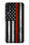 S3472 Firefighter Thin Red Line Flag Case For Samsung Galaxy A50
