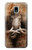S3427 Mammoth Ancient Cave Art Case For Samsung Galaxy J3 (2018), J3 Star, J3 V 3rd Gen, J3 Orbit, J3 Achieve, Express Prime 3, Amp Prime 3