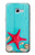 S3428 Aqua Wood Starfish Shell Case For Samsung Galaxy A5 (2017)