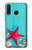 S3428 Aqua Wood Starfish Shell Case For Huawei P30 lite