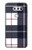 S3452 Plaid Fabric Pattern Case For LG V30, LG V30 Plus, LG V30S ThinQ, LG V35, LG V35 ThinQ