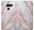 S3482 Soft Pink Marble Graphic Print Case For LG G8 ThinQ