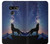 S3555 Wolf Howling Million Star Case For LG G8 ThinQ