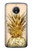 S3490 Gold Pineapple Case For Motorola Moto E4 Plus