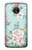 S3494 Vintage Rose Polka Dot Case For Motorola Moto E4 Plus