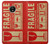 S3552 Vintage Fragile Label Art Case For Motorola Moto E4 Plus