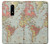 S3418 Vintage World Map Case For OnePlus 6