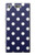S3533 Blue Polka Dot Case For Sony Xperia XZ1