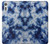 S3439 Fabric Indigo Tie Dye Case For Sony Xperia XZ