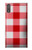 S3535 Red Gingham Case For Sony Xperia XZ