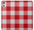 S3535 Red Gingham Case For Sony Xperia XZ