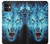 S0752 Blue Fire Grim Wolf Case For iPhone 11