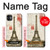 S2108 Eiffel Tower Paris Postcard Case For iPhone 11