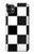 S2492 Black and White Check Case For iPhone 11