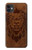 S2529 Leo Zodiac Tattoo Brown Graphic Print Case For iPhone 11