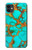 S2688 Aqua Copper Turquoise Gemstone Graphic Case For iPhone 11
