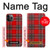 S2374 Tartan Red Pattern Case For iPhone 11 Pro