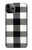 S2842 Black and White Buffalo Check Pattern Case For iPhone 11 Pro