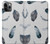 S3085 Feather Paint Pattern Case For iPhone 11 Pro