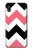 S1849 Pink Black Chevron Zigzag Case For Samsung Galaxy A10e