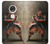 S0796 Japan Red Samurai Case For Motorola Moto G7, Moto G7 Plus