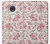 S3095 Vintage Rose Pattern Case For Motorola Moto G7, Moto G7 Plus