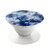 S3439 Fabric Indigo Tie Dye Graphic Ring Holder and Pop Up Grip