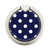 S3533 Blue Polka Dot Graphic Ring Holder and Pop Up Grip