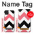 S1849 Pink Black Chevron Zigzag Case For Google Pixel 4