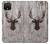 S2505 Reindeer Head Old Wood Texture Graphic Case For Google Pixel 4