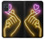 S3512 Cute Mini Heart Neon Graphic Case For Samsung Galaxy A71