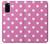 S2358 Pink Polka Dots Case For Samsung Galaxy S20