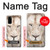 S2399 White Lion Face Case For Samsung Galaxy S20