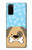 S2669 Cute Dog Paws Bones Cartoon Case For Samsung Galaxy S20