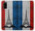 S2859 Vintage France Flag Eiffel Tower Case For Samsung Galaxy S20