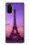 S3447 Eiffel Paris Sunset Case For Samsung Galaxy S20