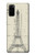 S3474 Eiffel Architectural Drawing Case For Samsung Galaxy S20
