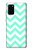 S1723 Mint Chevron Zigzag Case For Samsung Galaxy S20 Plus, Galaxy S20+