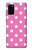 S2358 Pink Polka Dots Case For Samsung Galaxy S20 Plus, Galaxy S20+
