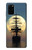 S2897 Pirate Ship Moon Night Case For Samsung Galaxy S20 Plus, Galaxy S20+