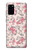 S3095 Vintage Rose Pattern Case For Samsung Galaxy S20 Plus, Galaxy S20+