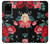 S3112 Rose Floral Pattern Black Case For Samsung Galaxy S20 Plus, Galaxy S20+