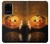 S1083 Pumpkin Spider Candles Halloween Case For Samsung Galaxy S20 Ultra