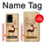 S3081 Wooden Raindeer Graphic Printed Case For Samsung Galaxy S20 Ultra